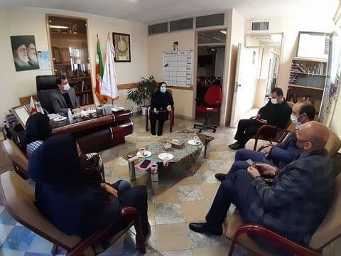 دیدار خیرین شهرستان آبیک با مسئولین بهزیستی استان در راستای احداث مرکز شیر خوارگاه آبیک