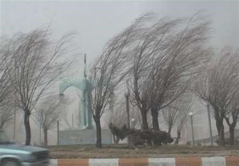 تندباد و بارش باران در راه استان قزوین