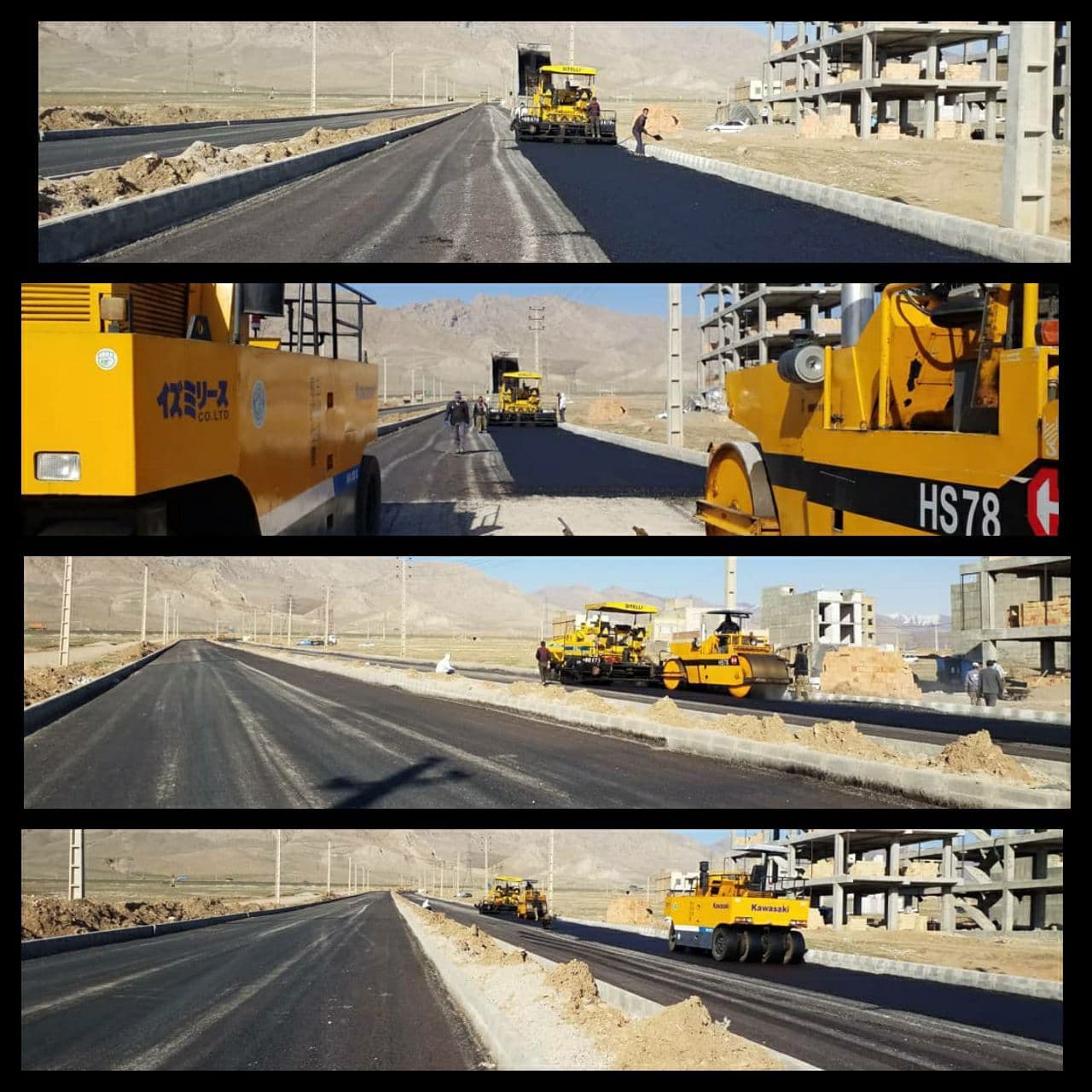 اجرای مراحل پایانی آسفالت پروژه مهم مدیریت شهری آبیک