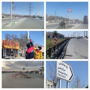 تعویض، رنگ آمیزی و بروزسازی علائم راهنمایی و رانندگی شهری
