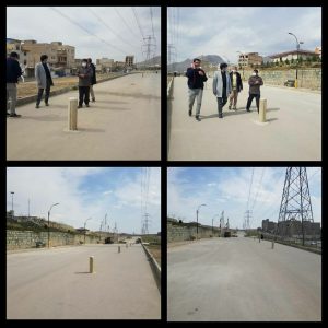  بازدید شهردار آبیک از پیست دوچرخه سواری بوستان تفریحی ورزشی بعثت 