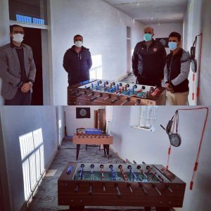 بازدید رئیس اداره ورزش و جوانان از خانه ورزش روستای شکرناب